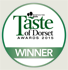 Winner - Taste of Dorset Awards 2015